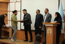 گزارش تصویری مراسم اختتامیه اولین  المپیاد ورزشی دانشجویان و تجلیل از مقام آوران ورزشی دانشگاه